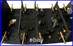 1/35 black pearl ship in Pirates of the Caribbean wood ship kit with interior