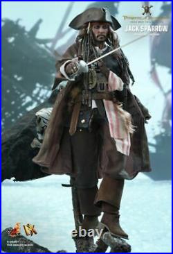 1/6 Hot Toys Dx15 Pirates Of The Caribbean Jack Sparrow 12 Action Figure