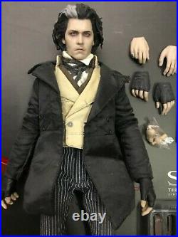 1/6 Hot Toys MMS149 Sweeney Todd Barber Johnny Depp Action Figure & Accessories