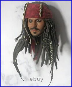 1/6 Medicom Enterbay Pirates of the Caribbean UU Jack Sparrow figure head sculpt