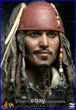 1/6 Scale Captain Jack Sparrow Collectible Head Sculpt Figure HOTTOYS HT DX06