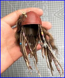 1/6HotToys Jack Sparrow Hair Pirates of the Caribbean Figure Accessories HT DX15