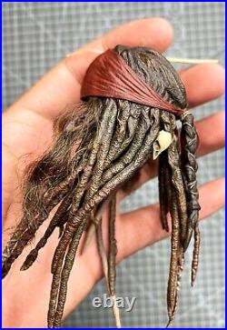 1/6HotToys Jack Sparrow Hair Pirates of the Caribbean Figure Accessories HT DX15