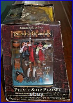 1 Disney Parks Pirates of the Caribbean Mickey Mouse Pirate Ship Deluxe Playset