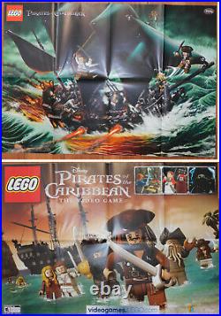 100% LEGO #4184 Disney Pirates Of The Caribbean Set BLACK PEARL Ship Davy Jones+