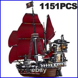 1151PCS Technical Pirates Of The Caribbean Queen Anne's Building Block Brick Toy