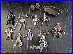 118, 3.75 Pirates of the Caribbean Black Pearl Playset Figure Lot, 2006 Zizzle