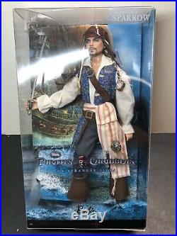 12 Mattel Barbie Doll Captain Sparrow Pirates Of The Caribbean Pink MINT NRFB