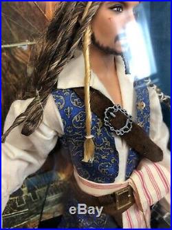 12 Mattel Barbie Doll Pirates Of The Caribbean Jack Sparrow Mint With Box