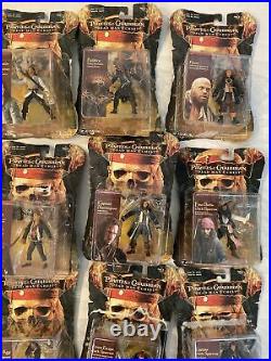 15 Pirates of the Caribbean Dead Man's Chest Figures Jack Sparrow Barbossa READ