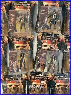 15 Pirates of the Caribbean Dead Man's Chest Figures Jack Sparrow Barbossa READ