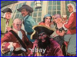 1963 Rogues Gallery Pirates of the Caribbean Concept Art Disneyland Giclee D23