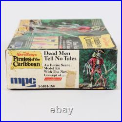 1972 MPC Pirates of the Caribbean Model Kit Walt Disney Dead Men Tell No