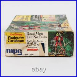 1972 MPC Pirates of the Caribbean Model Kit Walt Disney Dead Men Tell No