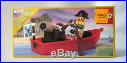 1990 Lego 6245 Sealed Pirate Harbor Sentry Boat Lieutenant de Martinet Imperial