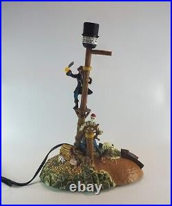 2005 Pirates Of The Caribbean Lamp Disney Captain Jack Sparrow Black Pearl