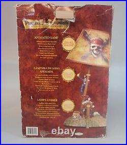 2005 Pirates Of The Caribbean Lamp Disney Captain Jack Sparrow Black Pearl