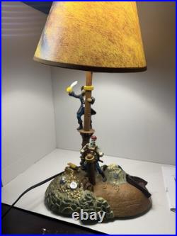2005 Pirates Of The Caribbean Lamp Disney Captain Jack Sparrow Black Pearl EUC 2005 Pirates Of The Caribbean Lamp Disney Captain Jack Sparrow Black Pearl EUC