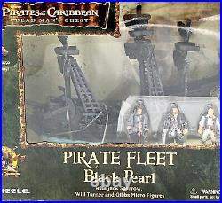 2006 Pirates of the Caribbean Dead Man's Chest Pirate Fleet BLACK PEARL NIB
