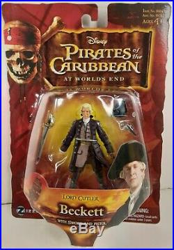 2007 Zizzle Pirates Of The Caribbean At World's End Lord Cutler Beckett Figure