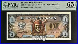 2011 & 2007 Complete Set of Disneyland Pirates of the Caribbean Disney Dollars 2011 & 2007 Complete Set of Disneyland Pirates of the Caribbean Disney Dollars