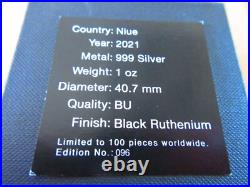 2021 BLACK PEARL Pirates of the Caribbean 1 oz Silver Coin $2 Niue 2021 BLACK PEARL Pirates of the Caribbean 1 oz Silver Coin $2 Niue
