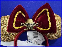 2022 Disney Parks Loungefly Pirates Of The Caribbean Mickey Minnie Ear Headband