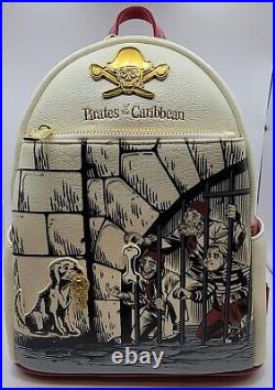 2023 Disney Parks Loungefly PIRATES OF THE CARIBBEAN Jail Scene Backpack NEW