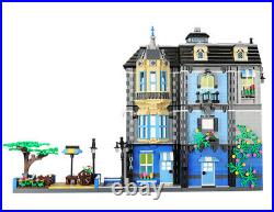 2313PCS City Street Creator Garden Coffee Shop Building Blocks Brick Model Toy