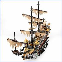 2370pcs Pirates Silent Mary Caribbean Ship Model Building Blocks Bricks