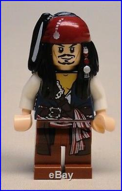 25 NEW Lego Captain Jack Sparrow Minifig Pirates of the Caribbean 4192 4191 4183