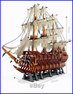 3652PCS Pirates of the Caribbean FLYING DUTCHMAN Building Blocks Model Toy New