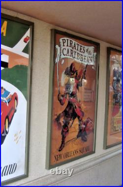 36x54 Poster Pirates of the Caribbean 1967 Rare 50th Disney Gallery Disneyland