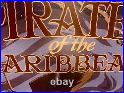 36x54 Poster Pirates of the Caribbean Disneyland Paris ride prop BIG