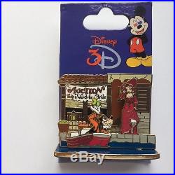 3D Attractions Pirates of the Caribbean Goofy Diorama LE 1000 Disney Pin 51651