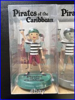 3x SHAG Pirates of the Caribbean Vinyl Doll Set of 3 Figures Disney Sunset Toys