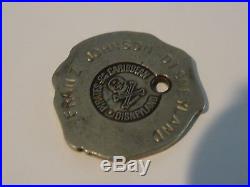 60s Disney Disneyland Pirates of The Caribbean Metal Doubloon Coin Souvenir (D)