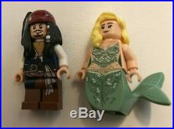 8 Lego Minifigures Pirates of the Caribbean Jack Sparrow Blackbeard Mermaid