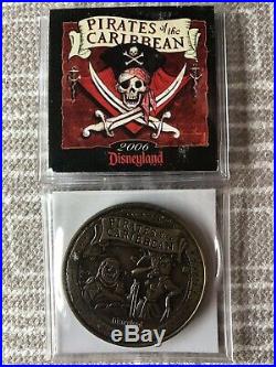8 Pc Disneyland Pirates of the Caribbean Dead Men Tell No Tales Coin 2006 Lot