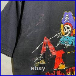90s PIRATES OF THE CARIBBEAN T Shirt USA Disney Vintage Pirates of the Caribbe