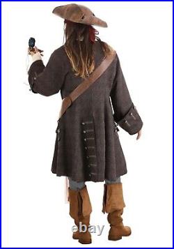 Adult Disney Pirates of the Caribbean Captain Jack Sparrow Costume SIZE M (Used)