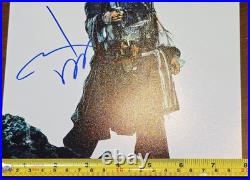 Auto Johnny Depp Signature 8X10 Pirates of the Caribbean Photo Autograph Sparrow Auto Johnny Depp Signature 8X10 Pirates of the Caribbean Photo Autograph Sparrow