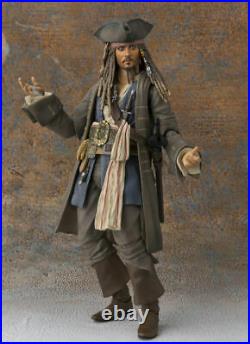 BANDAI S. H. Figuarts Pirates of the Caribbean Captain Jack Sparrow from JAPAN