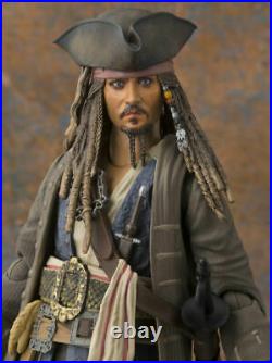 BANDAI S. H. Figuarts Pirates of the Caribbean Captain Jack Sparrow from JAPAN