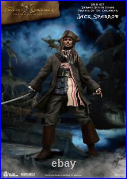 BEAST KINGDOM DAH-017 Pirates of the CaribbeanCaptain Jack Sparrow 8 Figure