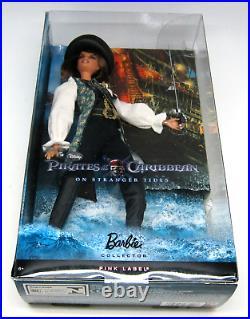 Barbie Angelica Pirates of the Caribbean Collector Pink Label NIB