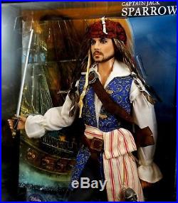 Barbie Captain Jack Sparrow Doll Pirates of the Caribbean Johnny Depp NRFB