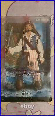 Barbie Collection Pink Label Pirate of the Caribbean Jack Sparrow Doll