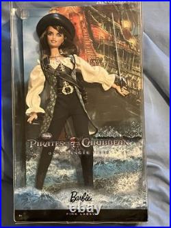 Barbie Collector Pink Label Pirates Of The Caribbean Angelica 2010 Doll New NIB