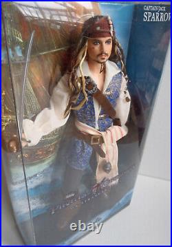 Barbie Collector Pirates of the Caribbean Captain Jack Sparrow Doll T7654 New